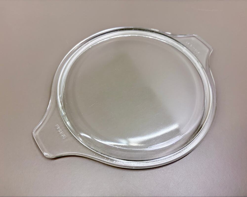 VTG Pyrex Clear Glass Lid 474-C 27 Replacement for 1.5 Qt Round Casserole 474